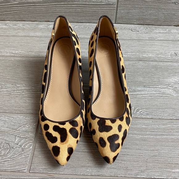 New Tory Burch Leopard Print Heels - Picture 11 of 12